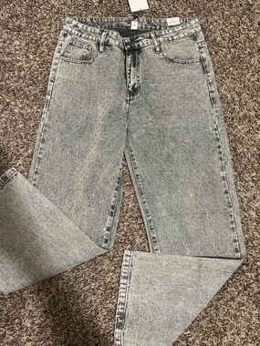 Blue Asphalt Black and Silver Studded Jeans